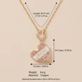 Gold plated copper heart locket necklace for mom featuring size and weight details - Heart MOM Locket Necklace