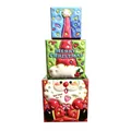 Stack of three colorful Christmas decorative gift boxes with Santa Claus design - HY-21 Santa Claus (S/M/L Set)