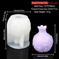 Pomegranate shaped silicone mold for mousse cake with precise dimension measurements - Single Pomegranate (SCD-400) / White