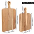 Acacia wood cutting boards in small and large sizes with precise dimension info - Acacia Wood Style / Style B Large 41.5x24.5x1.5CM