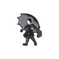 Gothic cartoon meisje met paraplu metalen emaille speld voor rugzak en kleding decoratie - Gothic Meisje met Staartjes Stijl (QHXZ1129)