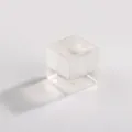Transparent cube-shaped squeeze toy for stress relief with realistic ice design - Ice Cube / 1.5*1.5CM / White