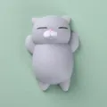 Adorable gray cat shaped animal mochi squishy stress relief toy for kids and adults - Grey Cat