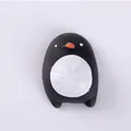 Niedliches schwarz-weißes Pinguin-Squishy-Spielzeug zum Stressabbau zur Entspannung - Schwarzer Pinguin