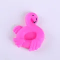 Vibrant pink flamingo-shaped soft squeeze toy designed for stress relief and sensory play - Flamingo