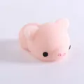 Super süßes rosa Schweinchen Mochi Squishy Spielzeug zum Stressabbau und Sensorikspaß - Fleischfarbenes Schwein