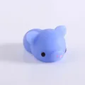 Soft cute purple pig animal mochi squishy toy for stress relief and tactile sensory play - Blue Pig