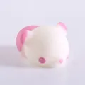Niedliches weiß-rosa Tier-Mochi-Squishy-Spielzeug zur Stressbewältigung und Entspannung - Rosa Panda