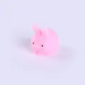 Rosa Kaninchen Mochi Squishy Spielzeug zum Stressabbau, weiches Silikon-Quetschspielzeug - Rosa Kugelhase