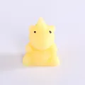 Süßes gelbes Tier Mochi Squishy Spielzeug zum Stressabbau und für sensorisches Spiel - Gelbes Einhorn