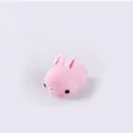 Niedliches rosa Hasen Mochi Squishy Spielzeug zum Stressabbau für Kinder und Erwachsene - Rosa Kleiner Hase