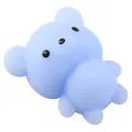 Niedlicher hellblauer Mochi-Quetschbär Spielzeug zum Stressabbau und Entspannung - Blauer Kleiner Bär