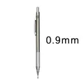 Matita meccanica metallica resistente con mina da 0,9 mm per disegno tecnico e scrittura - Matita da 0,9 mm / 2B