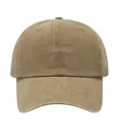 Cappellino da baseball classico in kaki lavato con design morbido per la protezione - Taglia unica / Cachi