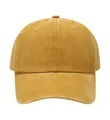 Premium Vintage-Baseballkappe aus gewaschener senfgelber Baumwolle mit Soft-Top-Design - Einheitsgröße / Gelb