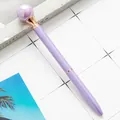 Purple pearl metal ballpoint pen with elegant rose gold accents for creative gift stationery - Bullet Tip 1.0mm / Candy Purple