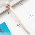 Elegant pink metal ballpoint pen with a pearl topper and rose gold accents - Bullet Tip 1.0mm / Candy Light Pink