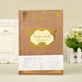 Diario taccuino europeo vintage A5 stile libro magico in pelle marrone spessa - A5 / Rosso