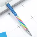 Creative glitter and rainbow metallic ballpoint pen for school, office and journaling - 1.0mm Bullet Tip / Gradient