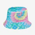 Summer vibrant tie-dye bucket hat with colorful swirl pattern for outdoor sun protection - M (56-58cm) / Colorful Vortex Tie-dye (9)