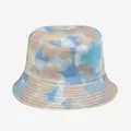 Stylish soft blue and peach tie-dye bucket hat for trendy outdoor sun protection - M (56-58cm) / Morandi Tone Tie-dye (13)