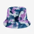 Stylish purple and white tie-dye bucket hat designed for outdoor sun protection and style - M (56-58cm) / Purple White Dark Grey Tie-dye (15)