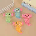 Set de adorables juguetes antiestrés axolotl con purpurina para niños idea regalo - Estilo de Maltosa