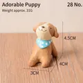 Miniature cute resin puppy dog figurine ornament for home and garden desk decor - Cute Dog (28)