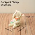 Cute miniature resin lamb figurine with backpack for home and garden decoration ornament - Backpack Lamb (5)