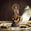 Nordic goddess Freyja resin statue mythology ornament for ritual home office decor - Freyja