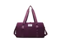 Borsa da viaggio trapuntata viola capiente, borsa leggera per sport e fitness ideale - Stile a Rombi Trapuntato / Fucsia