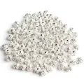 Silver hollow pave rhinestone spacer beads for DIY jewelry making and bracelets - Rhinestone Ball Silver White Rhinestone