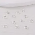 High-quality textured twisted open jump rings for DIY jewelry making and bracelet connectors. - 4mm / Jump Rings / Silver
