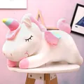 Adorable soft white unicorn plush toy with rainbow wings and horn, perfect gift for kids - Pearl White / 1.2 Meters (1.85 Kg)