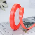 High-quality 1cm wide orange satin ribbon roll for gift wrapping and DIY crafts decoration - 23# Neon Red