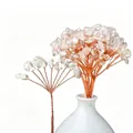 Handmade copper wire crystal tree with natural clear quartz chips for DIY projects - 15CM / White Crystal
