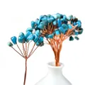 Albero della fortuna fatto a mano in filo di rame con pietre di cristallo naturale blu - 15CM / Turchese