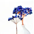 Handmade DIY crystal money tree branch with blue lapis lazuli stones and copper wire - 15CM / Lapis Lazuli