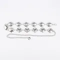 Elegant silver metal shell waist chain belt vintage bohemian style for women dresses - Sea Shell Metal Waist Chain (Silver)
