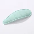 Barrette à cheveux en forme de goutte recouverte de tissu vert menthe pour filles et enfants - Pince Goutte en Tricot / Vert menthe