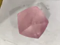 Giocattolo antistress rosa traslucido a forma di rombo in maltosio per il relax - Viola Trasparente