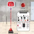 Adjustable kids indoor outdoor basketball hoop set with complete accessories and sizes - 2.1m Adjustable Iron Hoop (80-210cm)