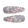 Sweet floral pattern fabric covered snap hair clips with scalloped edges for girls and kids - Floral Printed (19)