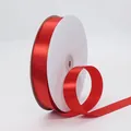2.5cm red satin ribbon roll for gift wrapping and cake box decoration DIY crafts - 91m / 250# Red