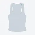Canotta sportiva azzurra ad alta elasticità per fitness e abbigliamento sportivo. - XS / Blu Bambino