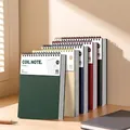 Minimalist B5 thickened spiral coil notebook with elegant solid color cover options - Retro Color Flip Notebook / A5-40 Sheets