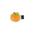 Handmade embroidered pumpkin hair clip for baby girls, Thanksgiving hair accessory - Pumpkin Style (MC053)