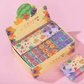 Cute fruit filled cartoon eraser set with watermelon and grape patterns for students. - New Fruit