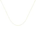 Elegant S925 sterling silver gold-plated thin box chain necklace for DIY pendants - Box Chain Only (Without Pendant) / 925 Silver / Gold
