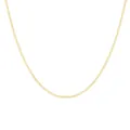Elegant S925 sterling silver gold plated curb chain necklace for DIY pendants and jewelry - Curb Chain Only (Without Pendant) / 925 Silver / Gold